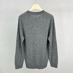 White and Grey Sweater - Men's