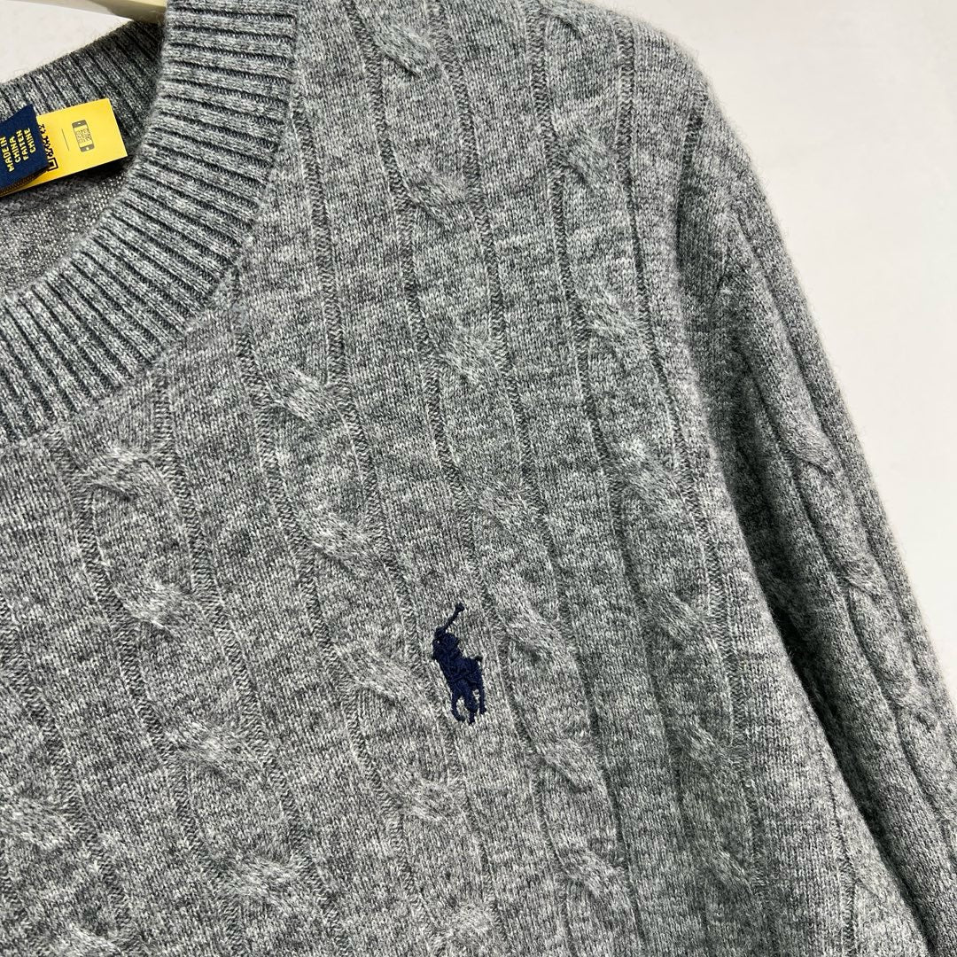 White and Grey Sweater - Men's