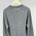 White and Grey Sweater - Men's