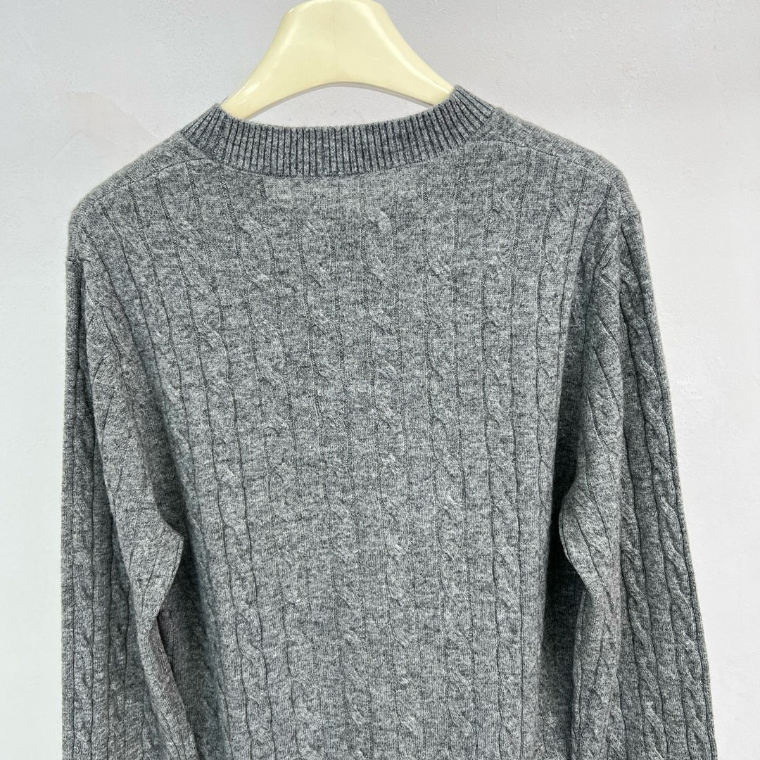 White and Grey Sweater - Men's