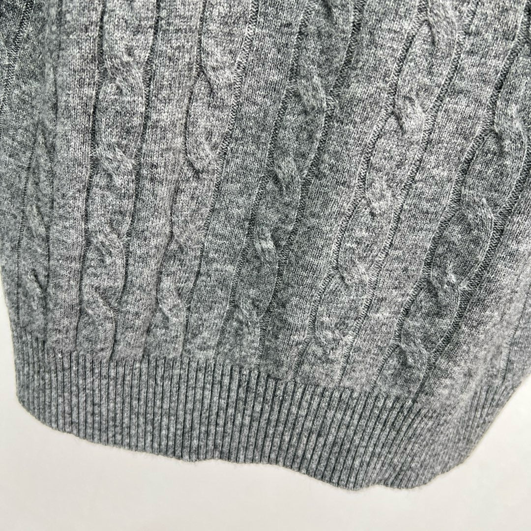 White and Grey Sweater - Men's