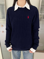 White and Grey Sweater - Men's
