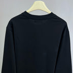 Red Cotton Chest Logo Long-Sleeve - Men's