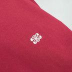 Red Cotton Chest Logo Long-Sleeve - Men's