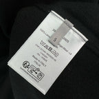 Black Wool Signature Crewneck - Men's