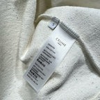 Cream Cotton Plain Zip-Through - Men's
