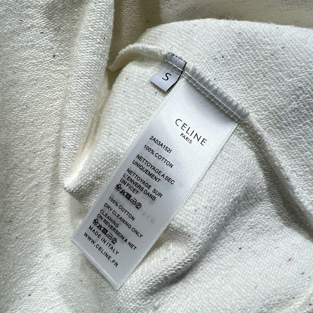 Cream Cotton Plain Zip-Through - Men's