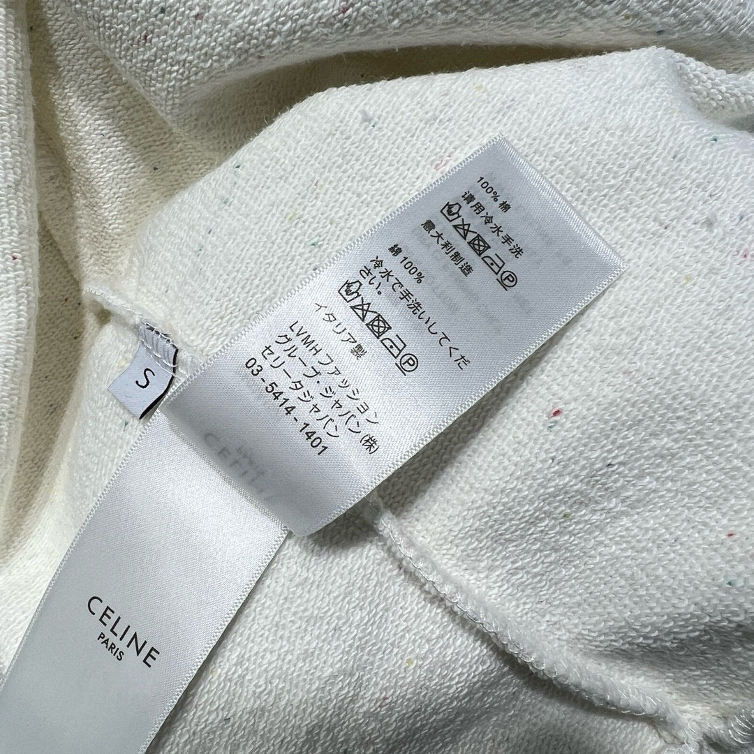 Cream Cotton Plain Zip-Through - Men's