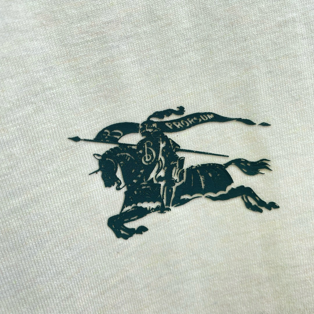 Cream Cotton Embroidered Long-Sleeve - Men's