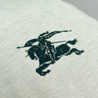 Cream Cotton Embroidered Long-Sleeve - Men's