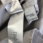 Grey Cotton Striped Long-Sleeve - Men's