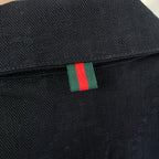 Black Denim Plain Trucker - Men's