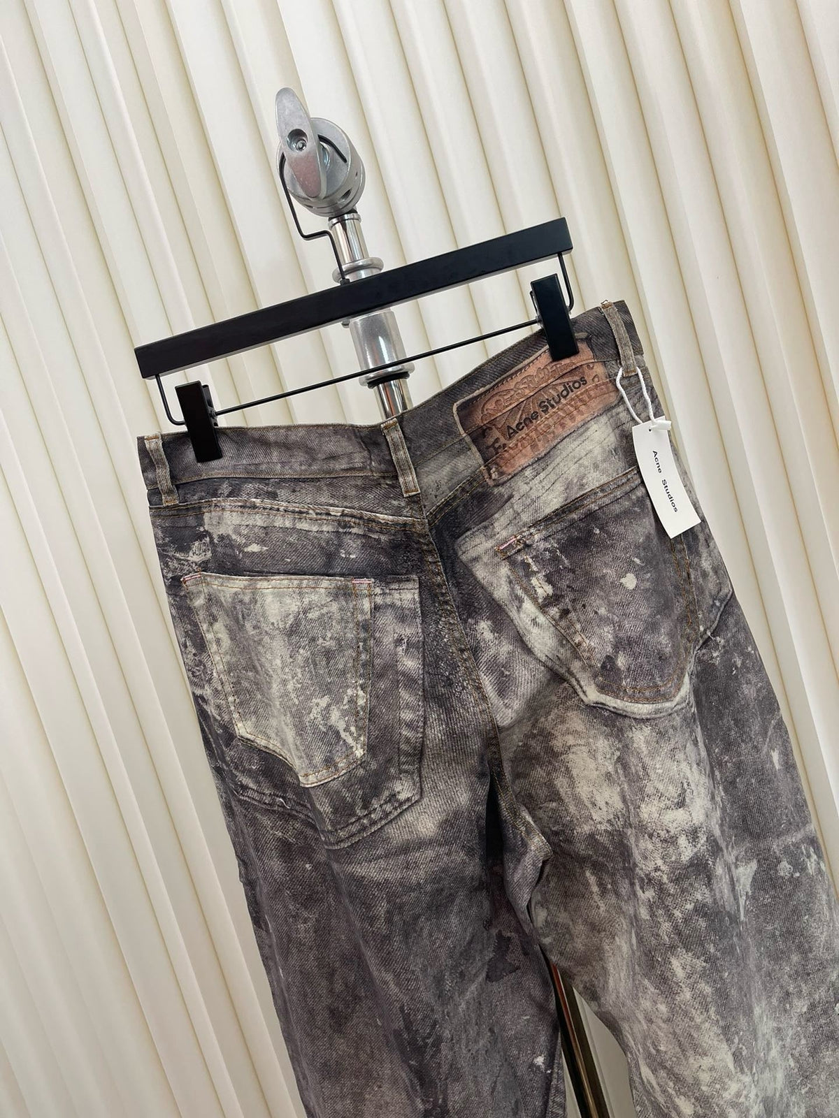 Brown Denim Mud Wash Wide-Leg - Men's