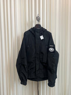 Navy Nylon Patch Parka - Men's