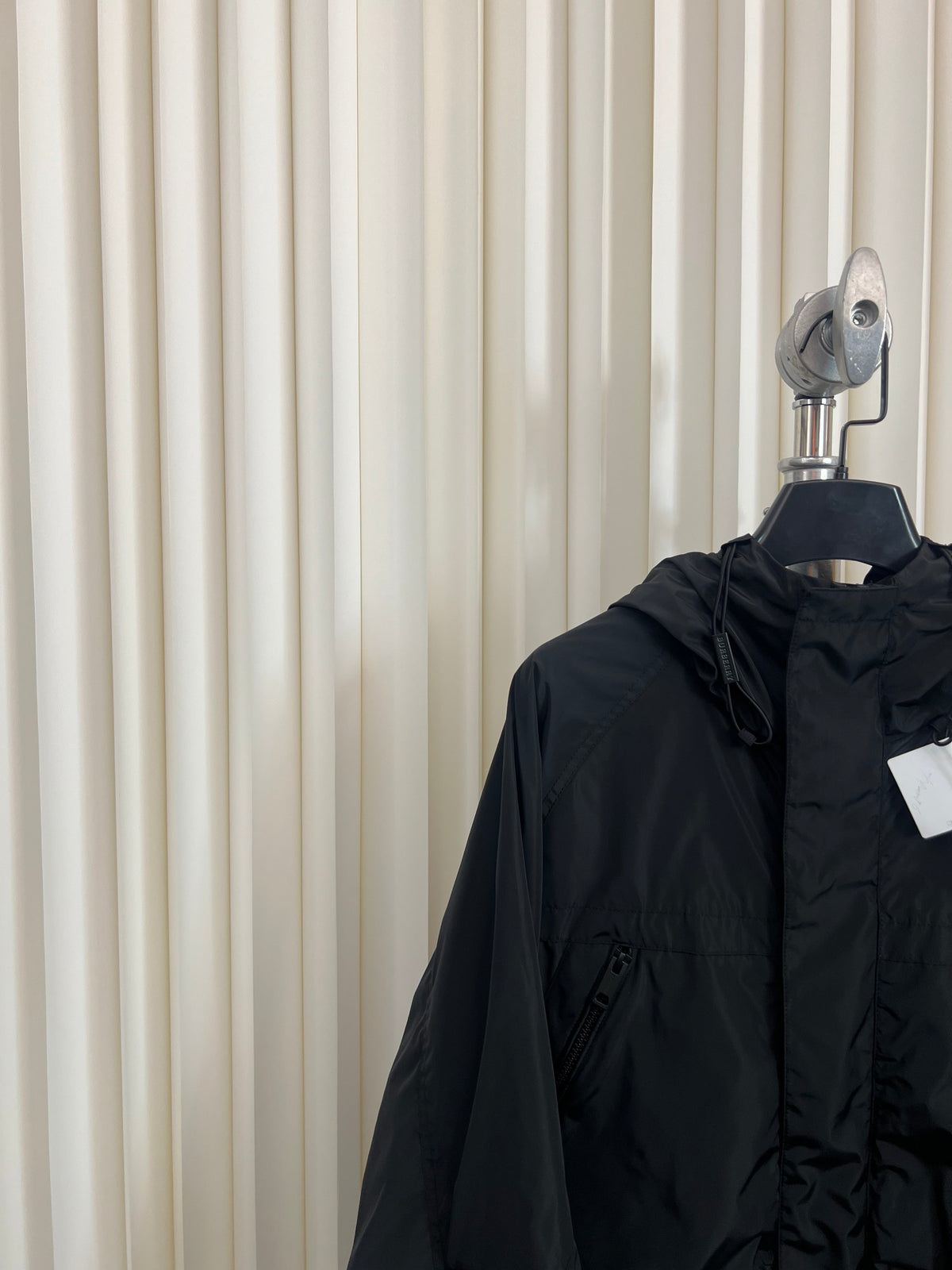 Navy Nylon Patch Parka - Men's