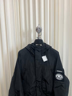 Navy Nylon Patch Parka - Men's