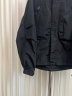 Navy Nylon Patch Parka - Men's