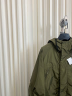 Navy Nylon Patch Parka - Men's