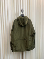 Navy Nylon Patch Parka - Men's