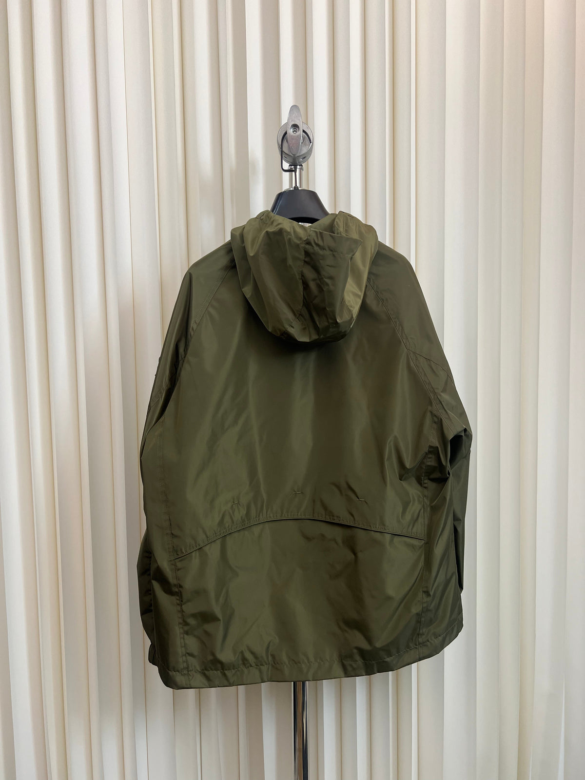 Navy Nylon Patch Parka - Men's