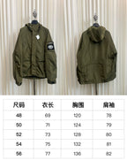 Navy Nylon Patch Parka - Men's