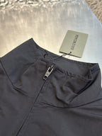 Black Nylon Graphic Varsity - Men's