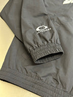 Black Nylon Graphic Varsity - Men's