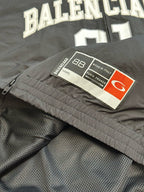 Black Nylon Graphic Varsity - Men's