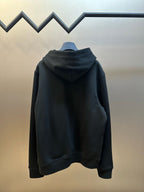 Navy Cotton Plain Zip-Through - Men's