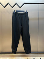 Navy Cotton Drawstring Joggers - Men's
