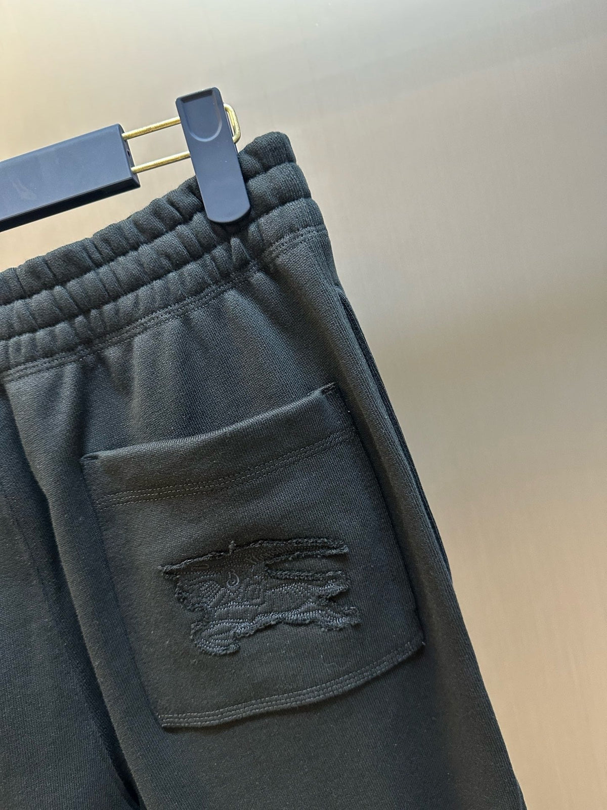 Navy Cotton Drawstring Joggers - Men's