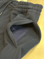 Navy Cotton Drawstring Joggers - Men's