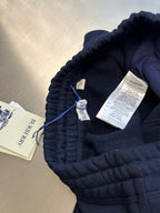 Navy Cotton Drawstring Joggers - Men's