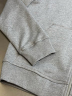 Black Cotton Check Trim Zip-Through - Men's