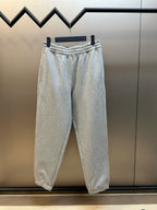 Black Cotton Drawstring Joggers - Men's
