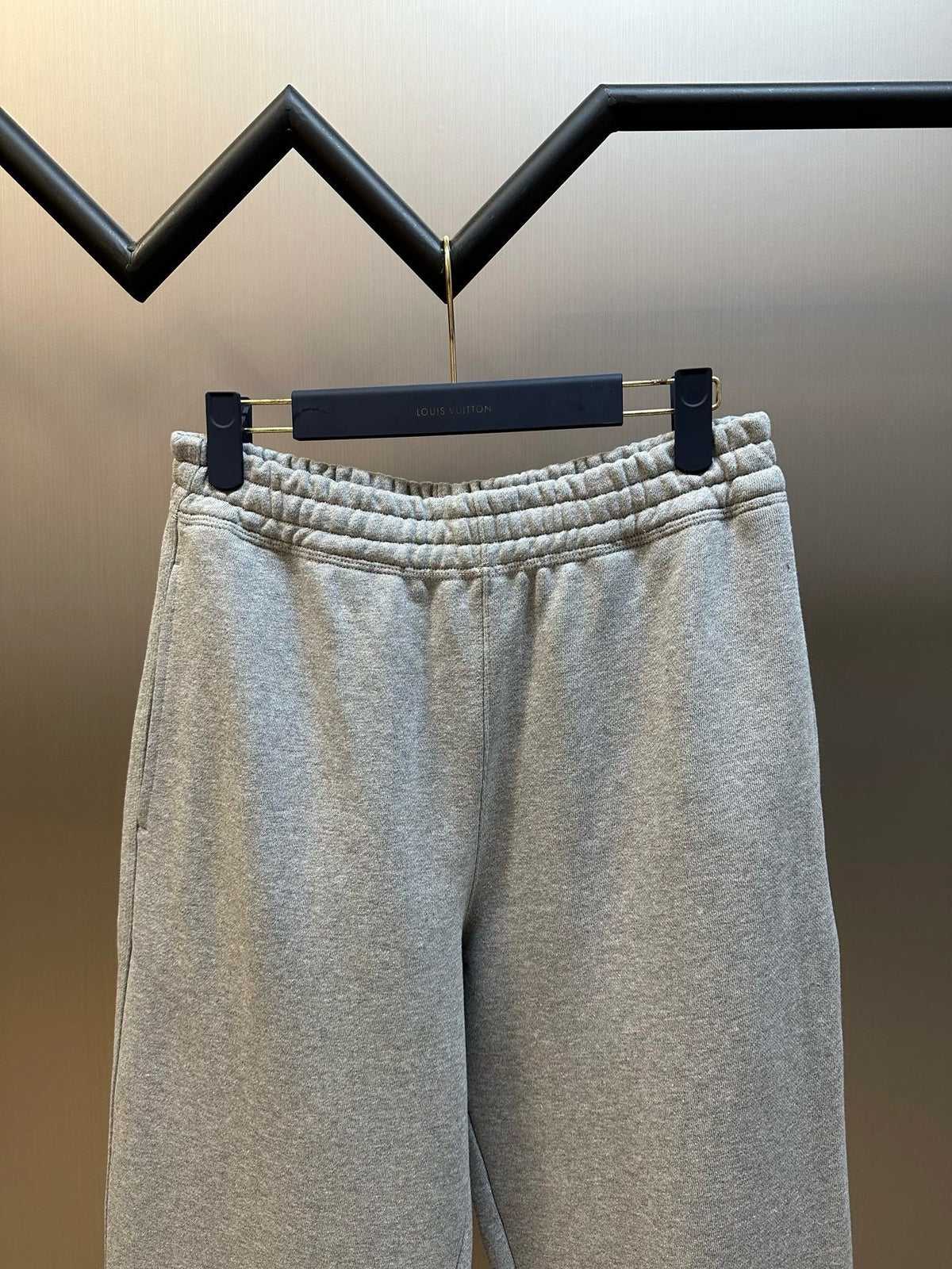 Black Cotton Drawstring Joggers - Men's