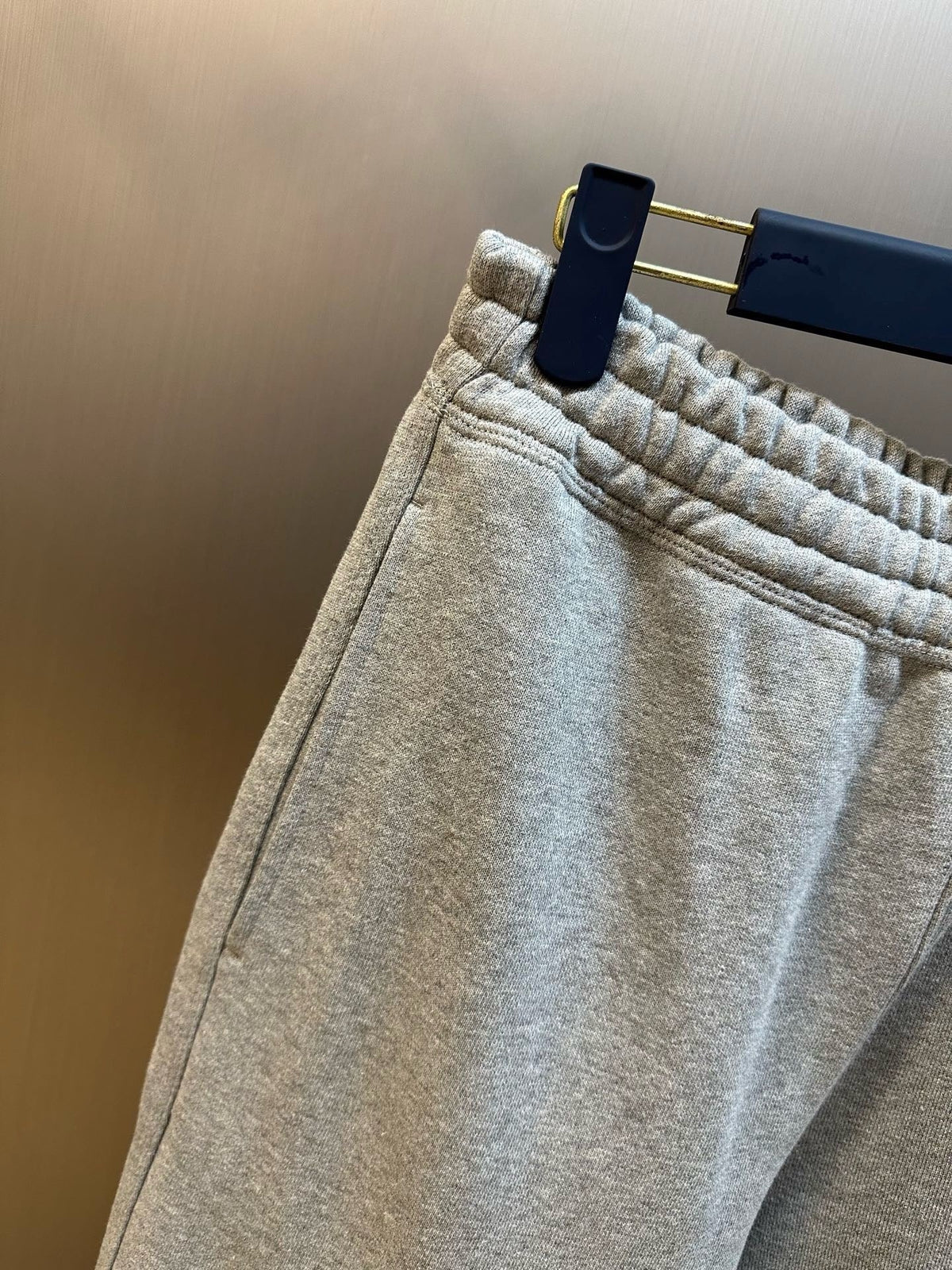 Black Cotton Drawstring Joggers - Men's