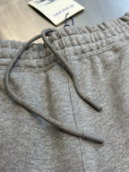 Black Cotton Drawstring Joggers - Men's