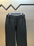 Black Cotton Drawstring Joggers - Men's