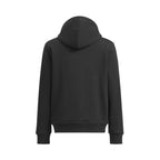 Black Cotton Plain Zip-Through - Men's