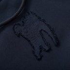 Black Cotton Plain Zip-Through - Men's