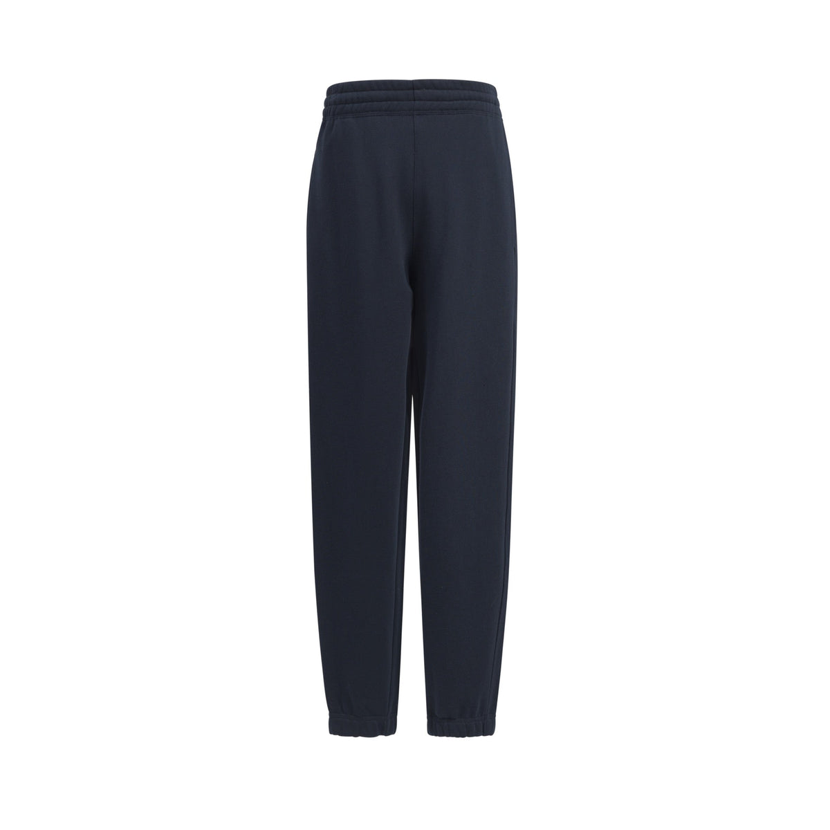 Black Cotton Plain Joggers - Men's