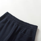Black Cotton Plain Joggers - Men's