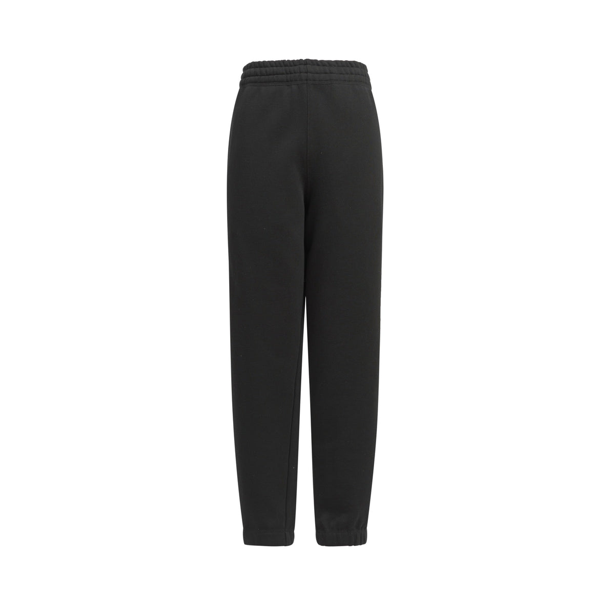 Black Cotton Plain Joggers - Men's