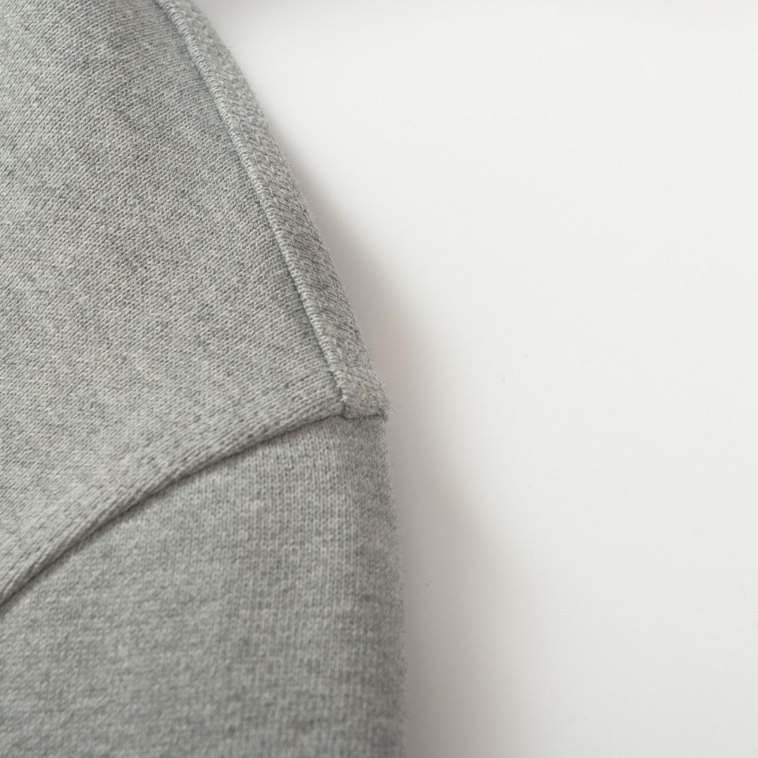 Black Cotton Check Patch Zip-Through - Men's