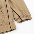 Black Nylon Embroidered Track - Men's