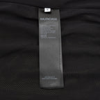 Black Nylon Embroidered Track - Men's