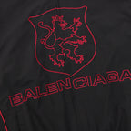 Black Nylon Embroidered Track - Men's