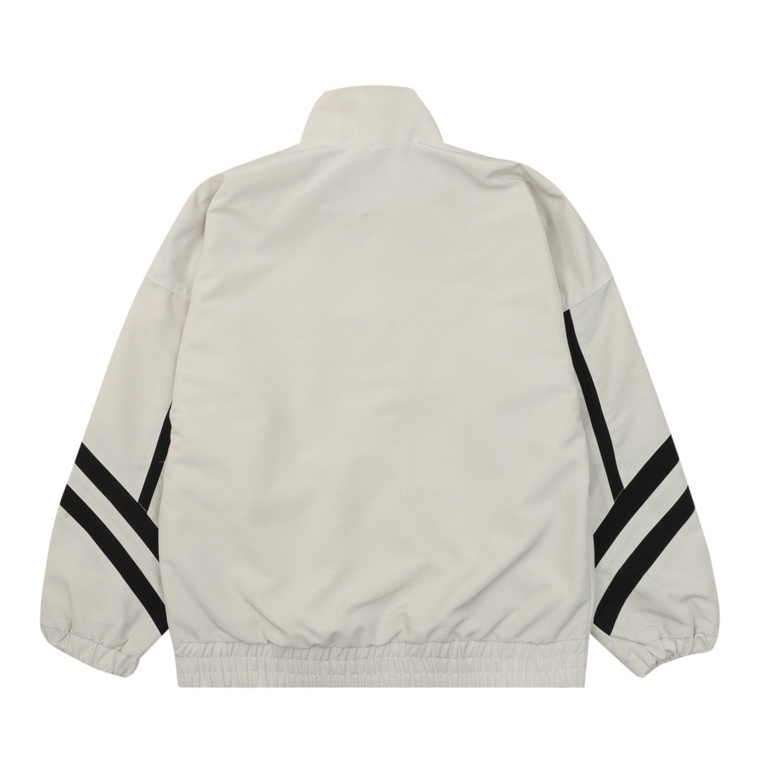 Black Nylon Panelled Track - Men's