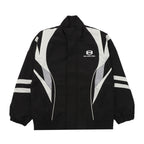 Black Nylon Panelled Track - Men's